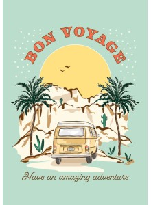 Поздравителна картичка "На добър път", каравана